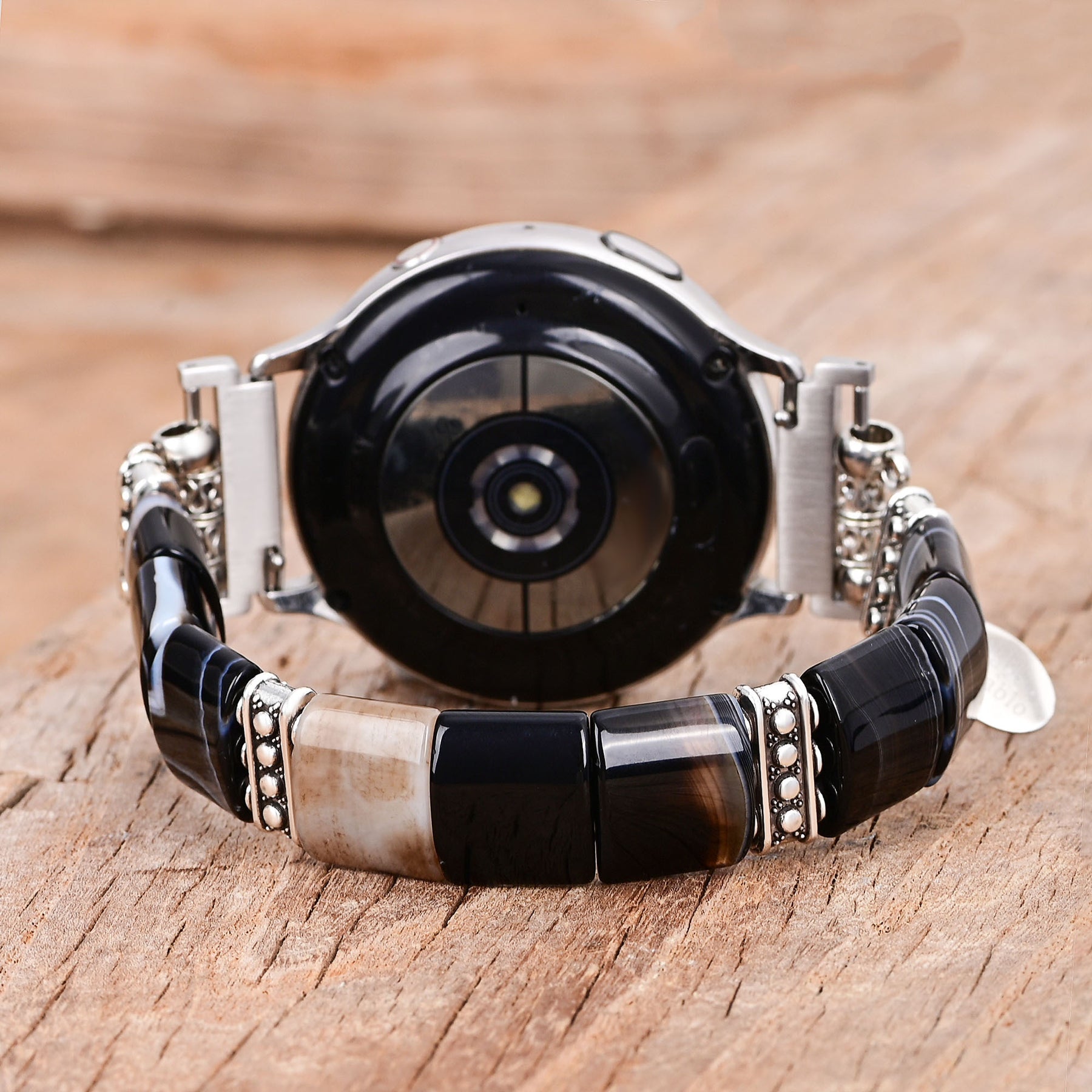 Correia Elástica Boémia Noir para Apple Watch