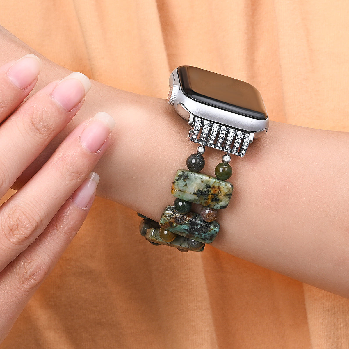 Correia Apple Watch Elástica Floresta Antiga