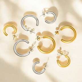 Brincos de Argola Chic Luxe
