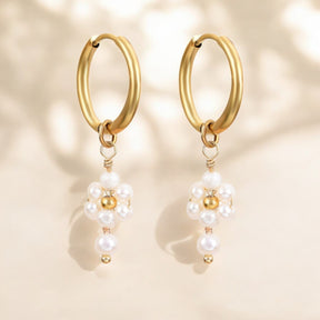 Brincos de Argola Blossom Pearl