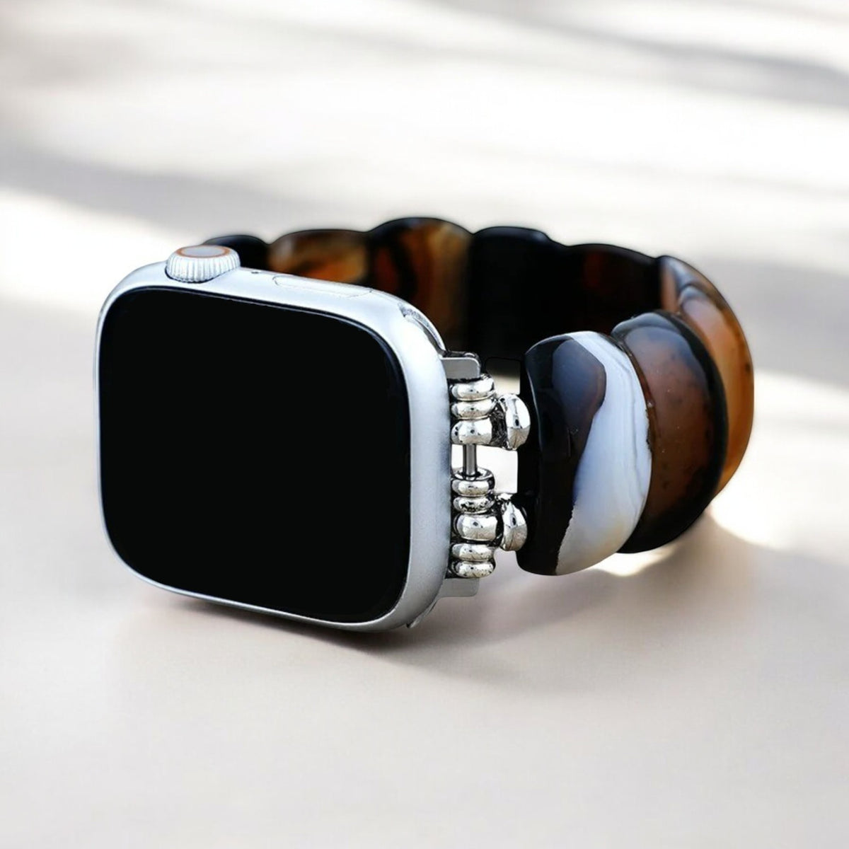 Pulseira Elástica Elegância Ônix Boémia para Apple Watch