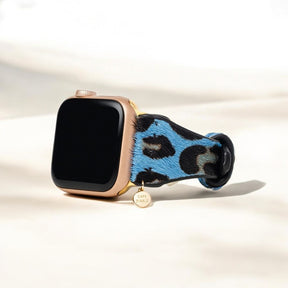 Correia de Couro Wild Azure para Apple Watch
