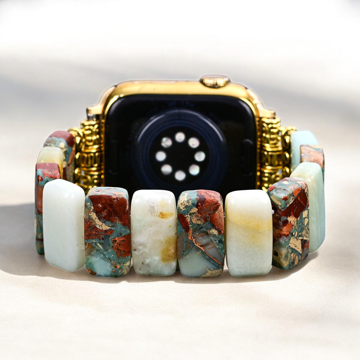 Pulseira Elástica Earth Amazonite para Apple Watch
