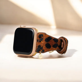 Correia Apple Watch em pele castanha Panthera