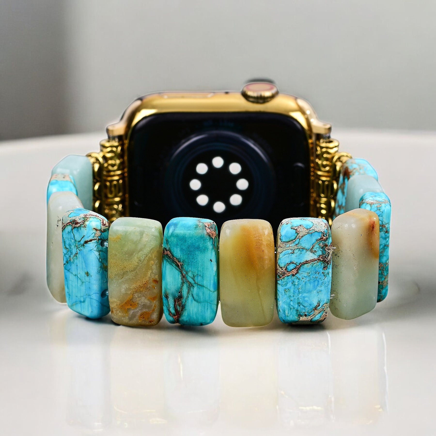 Pulseira Turquesa Earth Stretch para Apple Watch