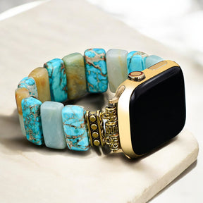 Pulseira Turquesa Earth Stretch para Apple Watch