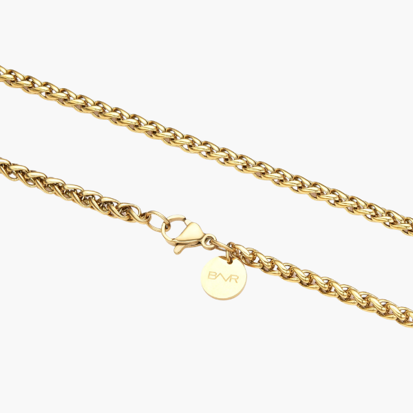 Cadeia de Trigo (Ouro) 3mm