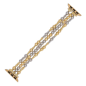 Pulseira elástica em ouro Sterling para Apple Watch