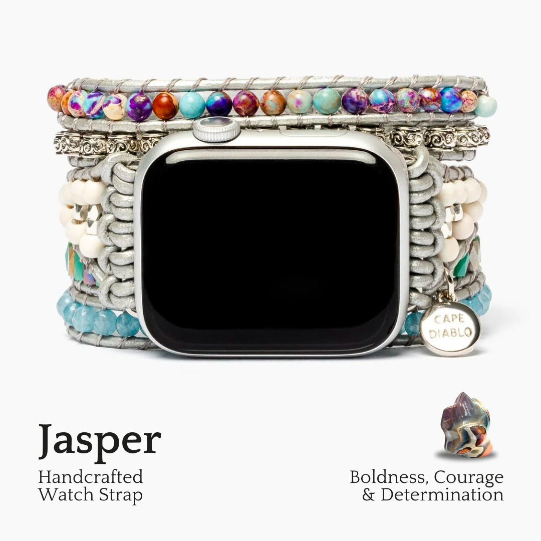 Correia de Proteção Ocean Jasper para Apple Watch