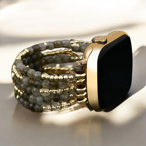 Pulseira Elástica Mágica Labradorite para Apple Watch