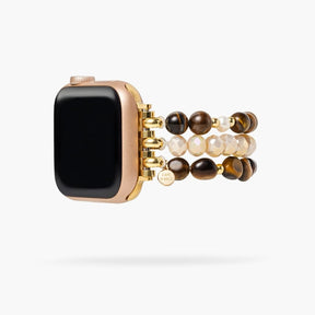 Pulseira para Apple Watch com brilho olho de tigre