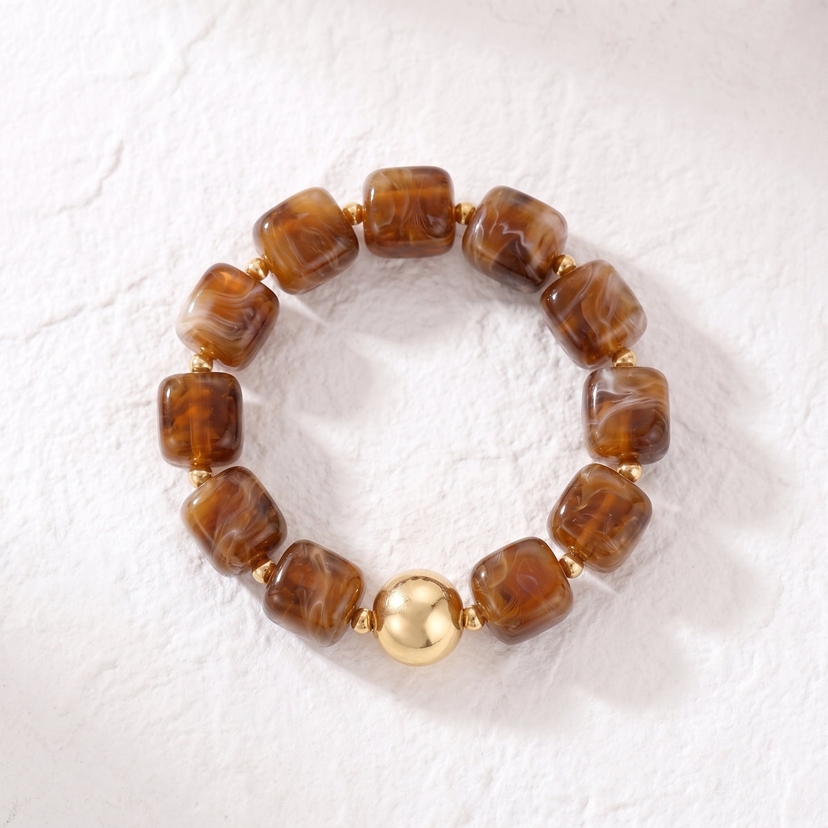 Pulseira Chunky Terra Dourada