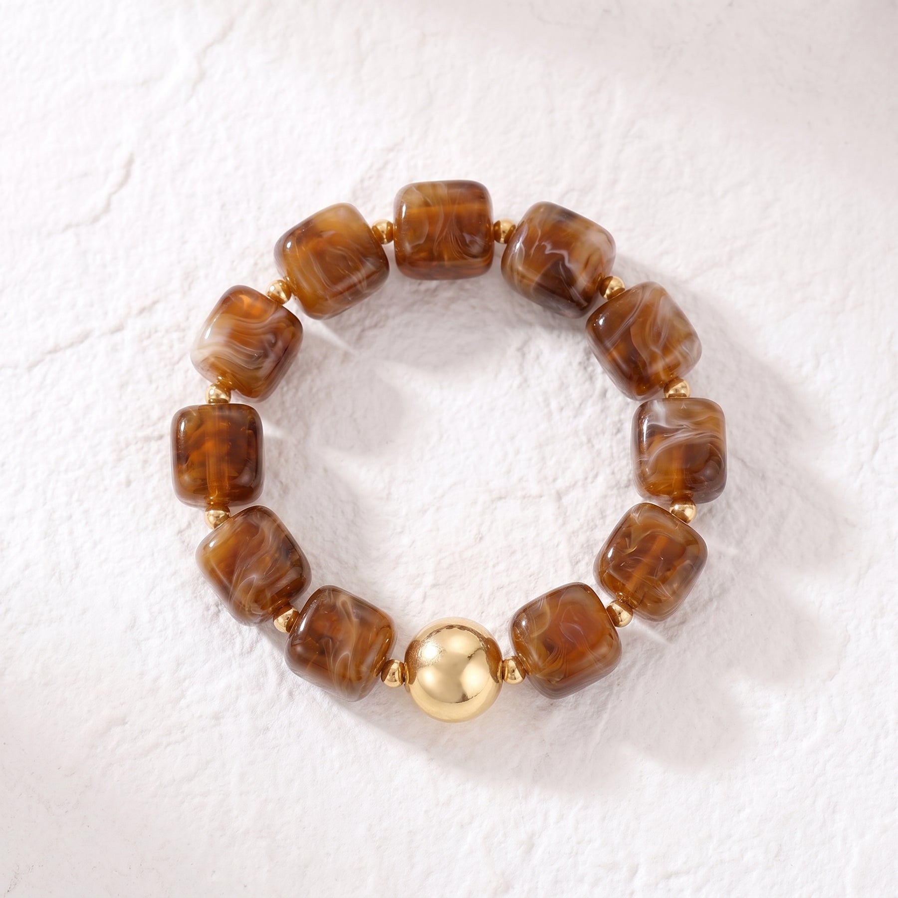 Pulseira Chunky Terra Dourada