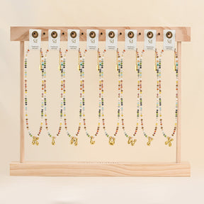 Colar com Letras em Balão Multicoloridas