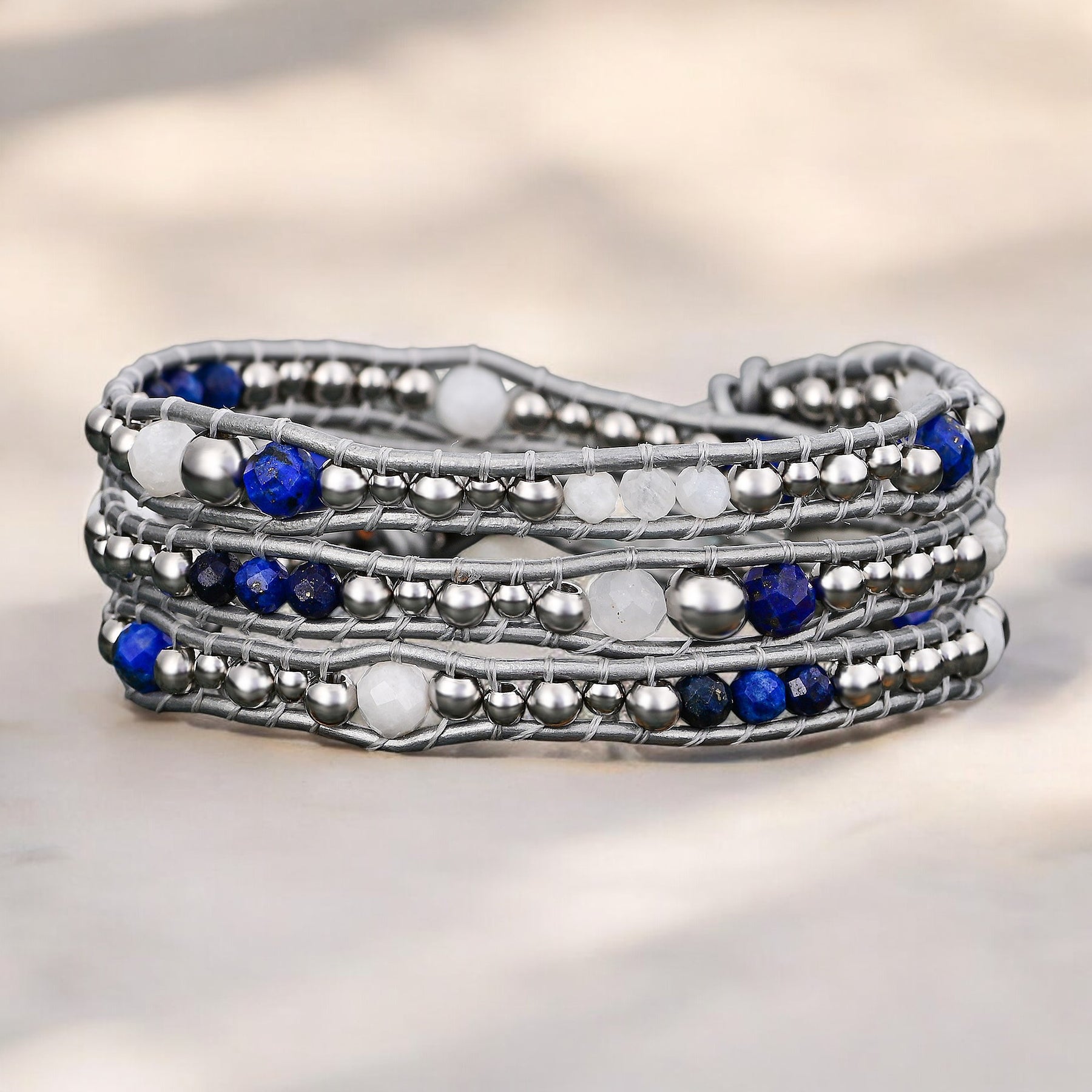 Pulseira Envolvente de Proteção Celestial Lápis
