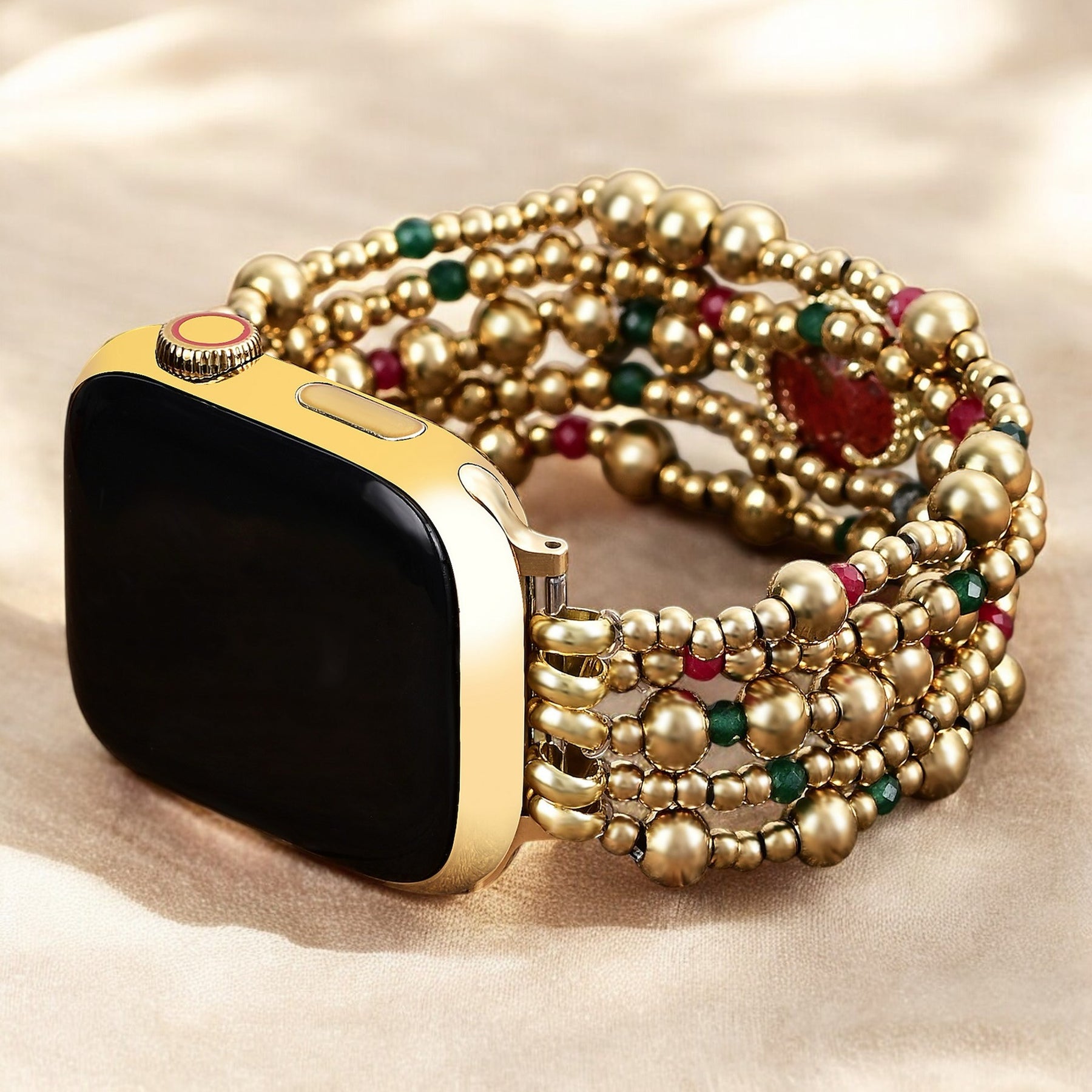 Pulseira Elástica Holiday Lucky Clover para Apple Watch