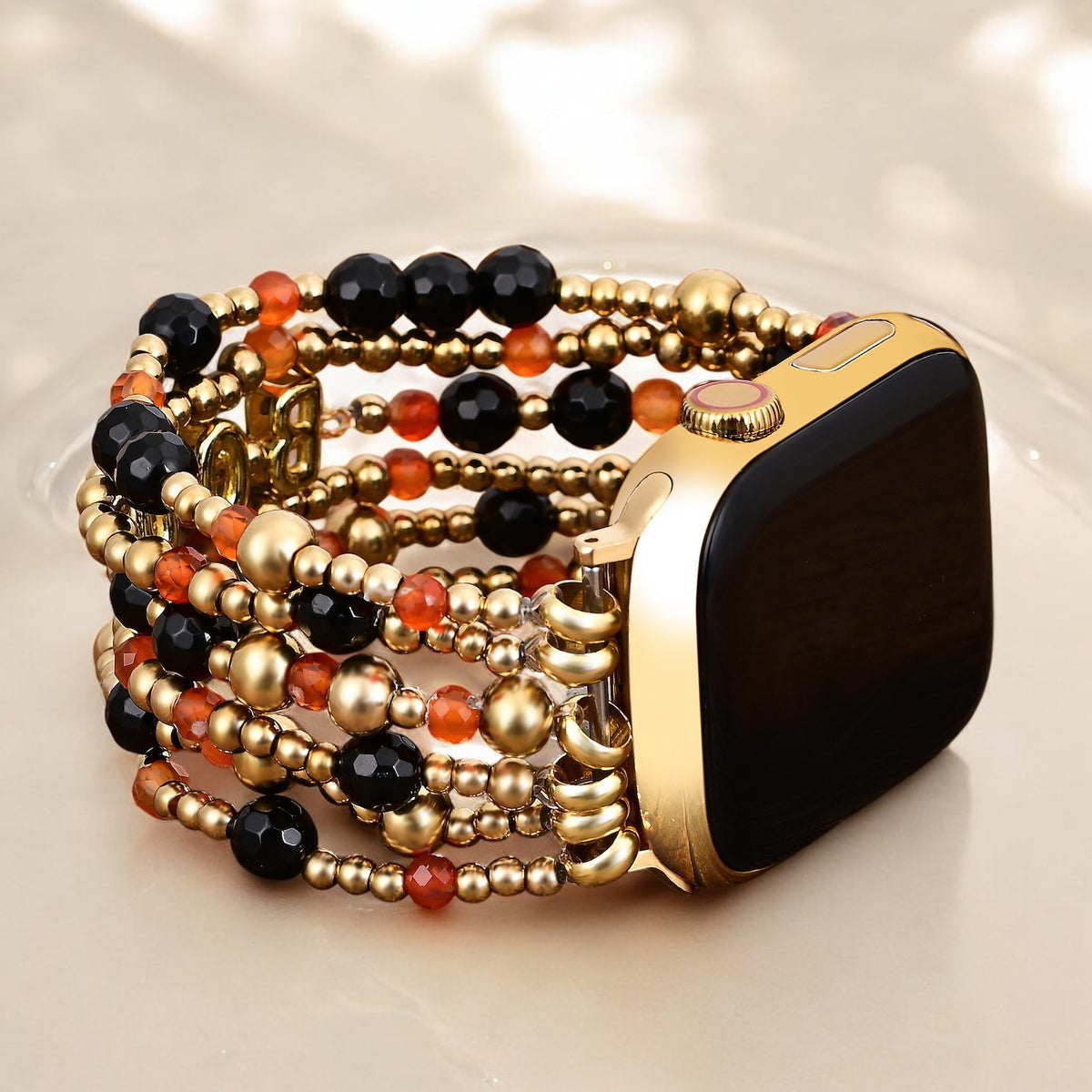 Pulseira Apple Watch com brilho assustador de Halloween
