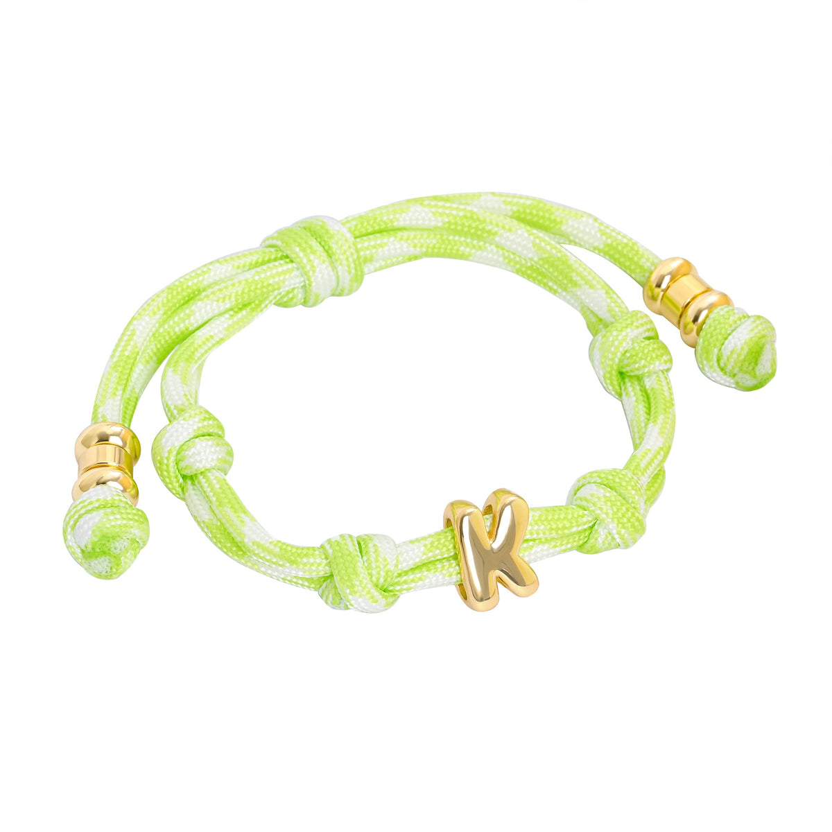 Pulseiras com Nó e Inicial Bracelets