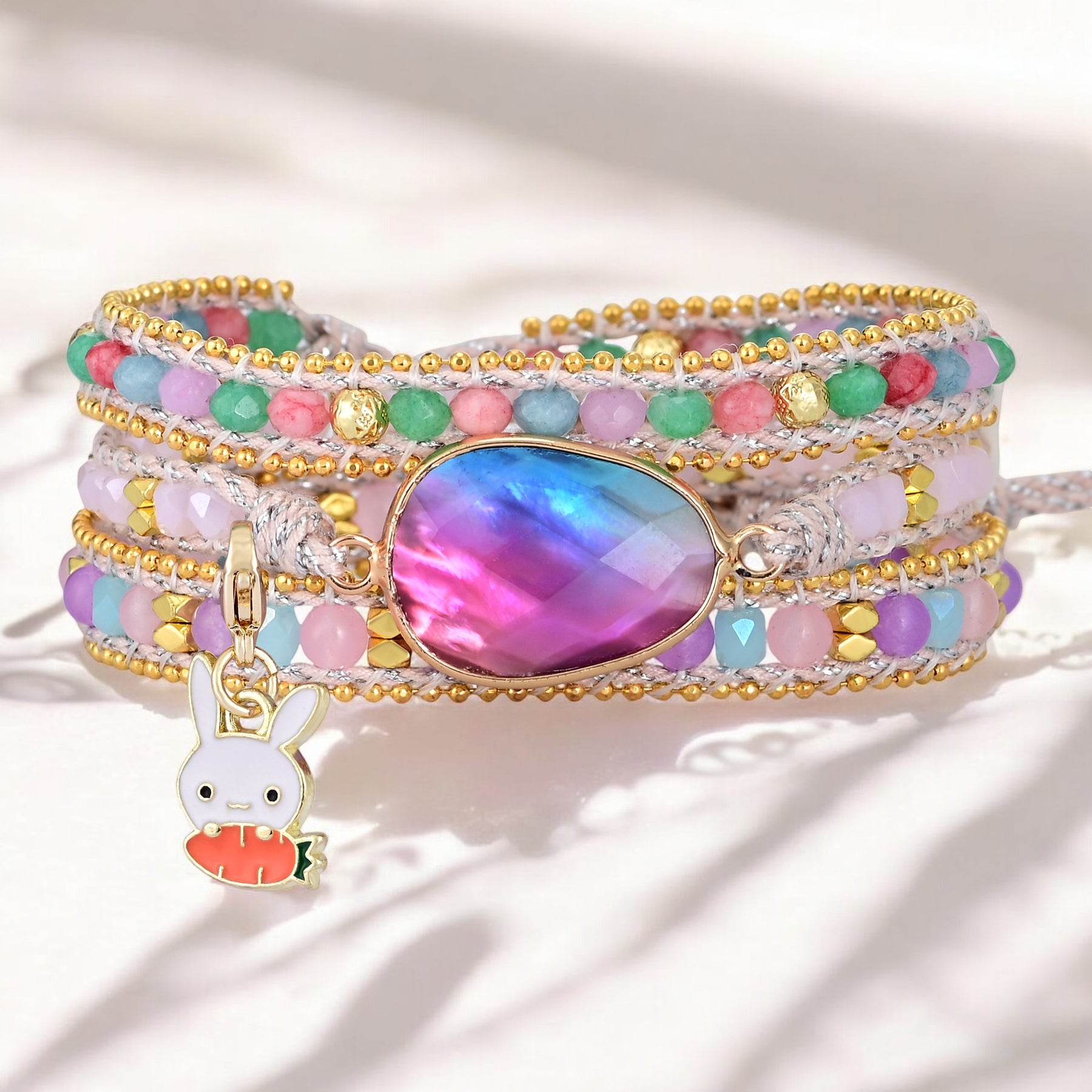 Pulseira Envolvente Elegância da Páscoa