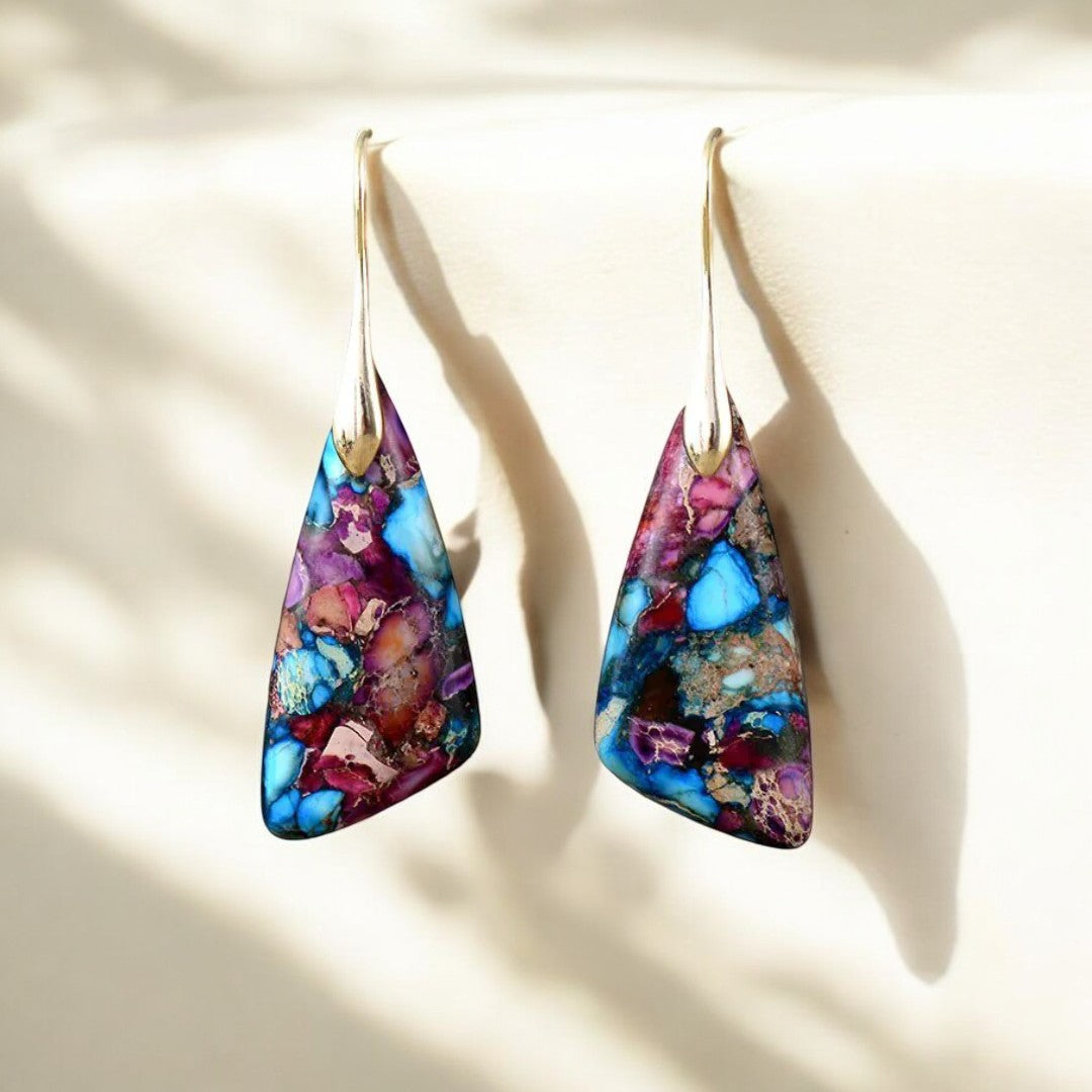 Brincos Mauvy Glamour Jaspe