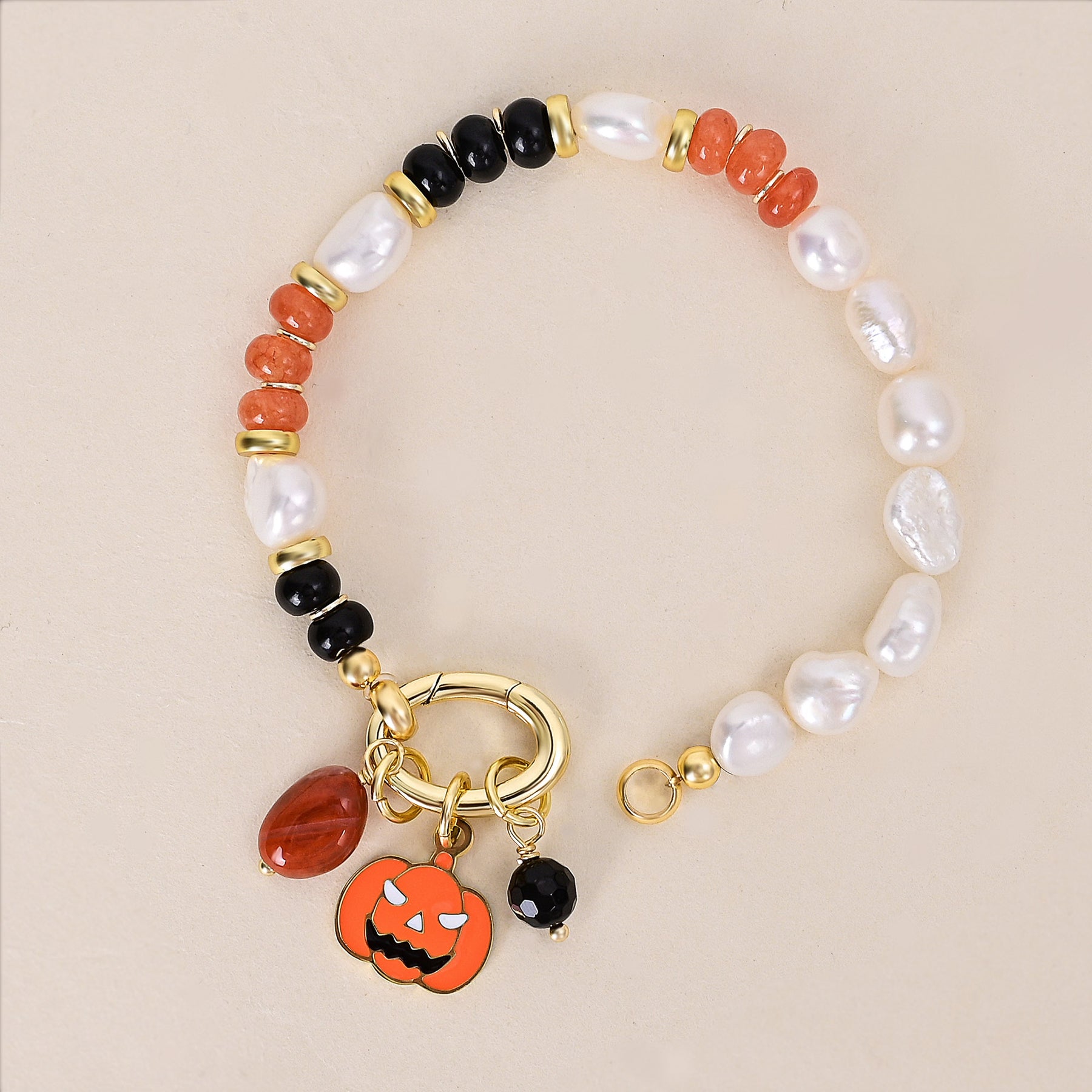 Pulseira Pérola Brilho de Natal