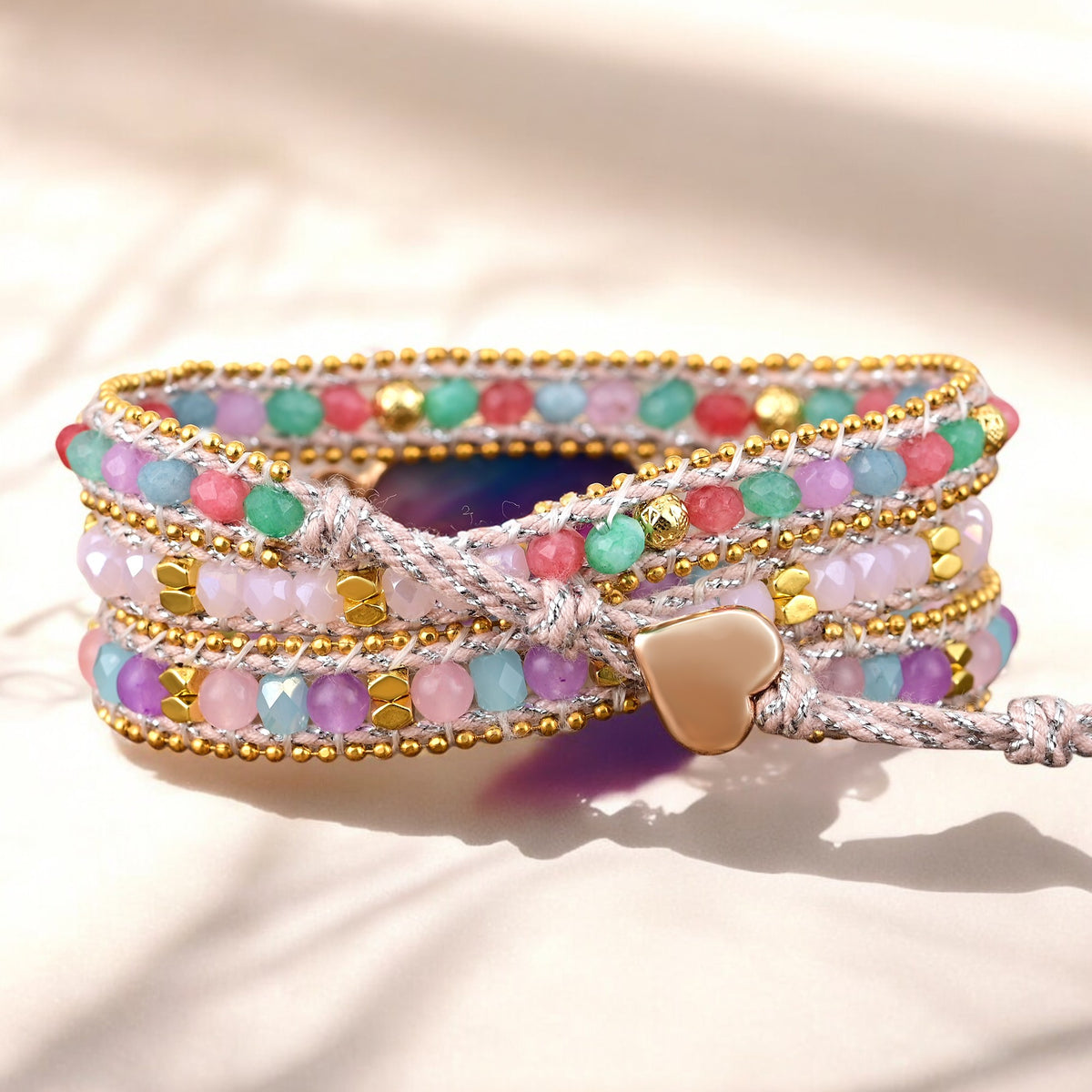 Pulseira Wrap Elegância de Páscoa