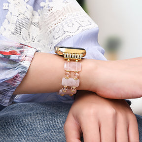 Pulseira Rose Harmony Stretch Apple Watch