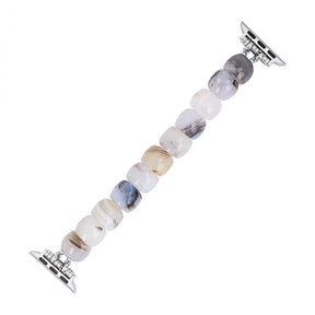 Correia elástica Aura Marfim para Apple Watch