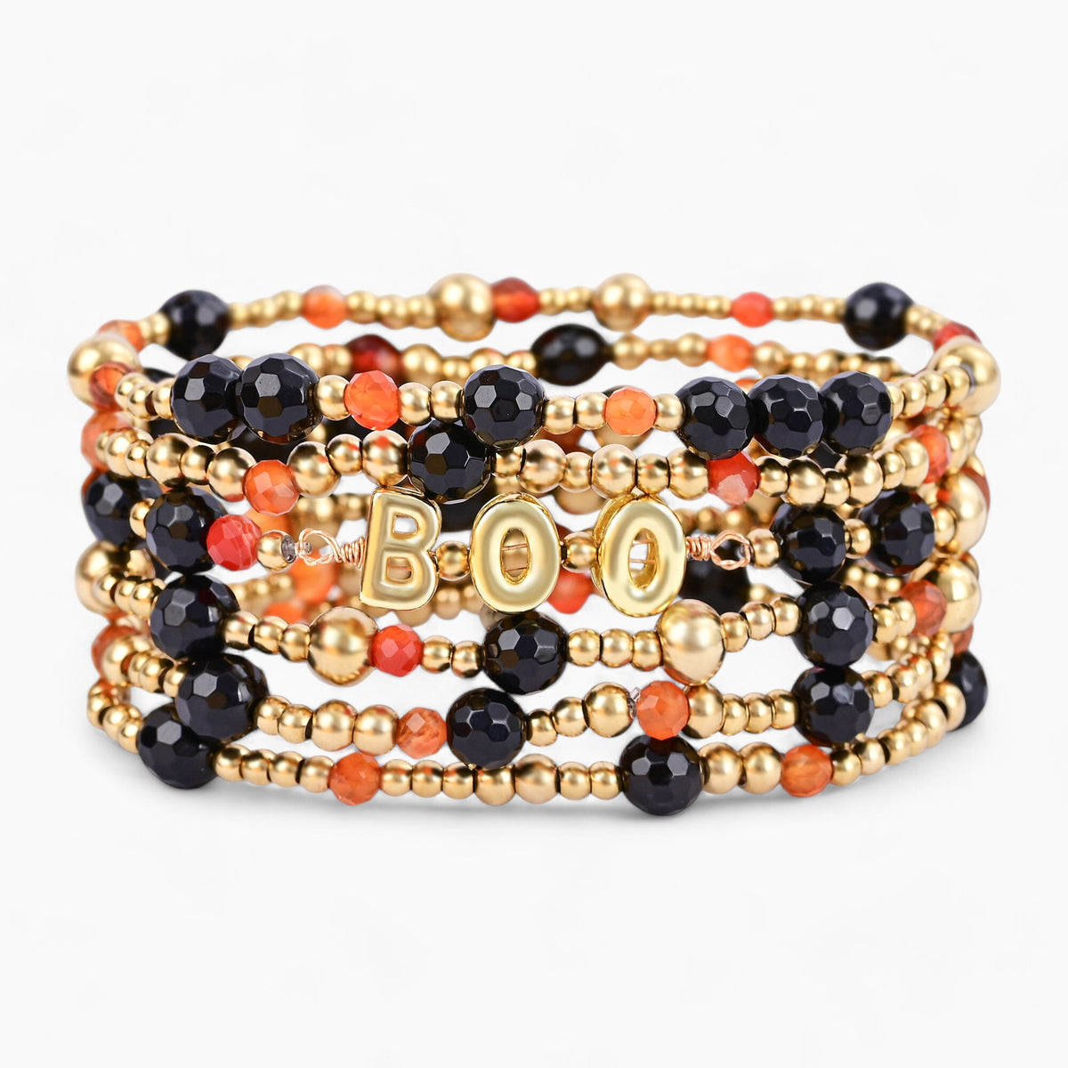 Conjunto de pulseiras brilhantes assustadoras de Halloween