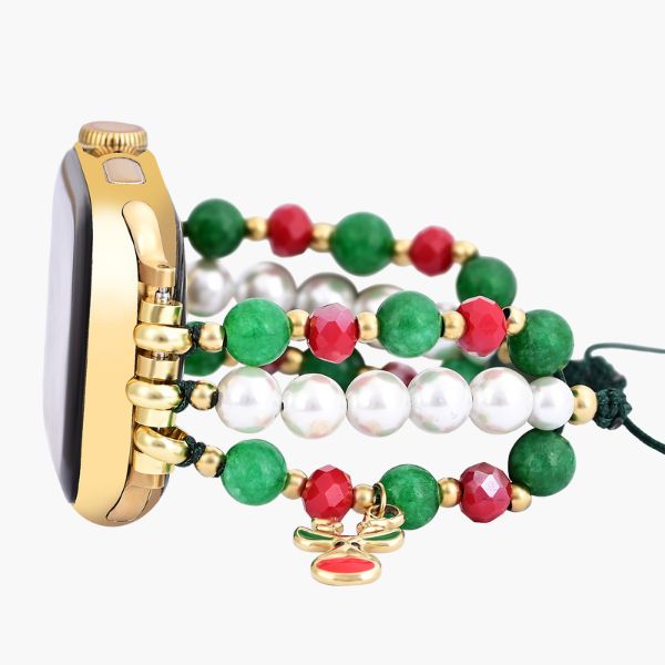 Correia Apple Watch Brilho de Rena de Natal