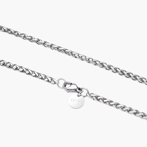Cadeia de Trigo (Prateada) 3mm