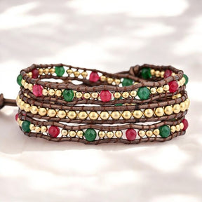 Pulseira Coração Envolvente de Feliz Natal
