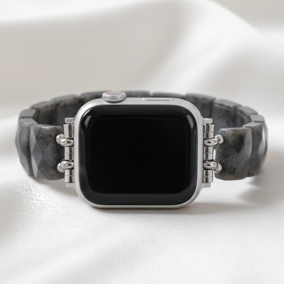 Correia Elástica Pedra Equilíbrio Meia-Noite para Apple Watch