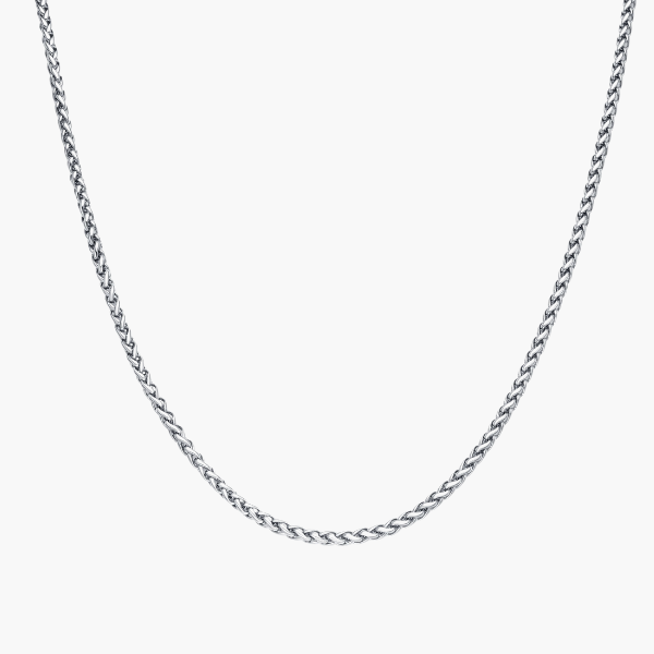 Cadeia de Trigo (Prateada) 3mm