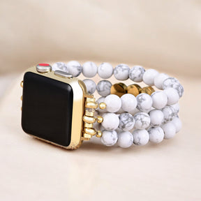 Pulseira Apple Watch Howlite Peace Inspiration