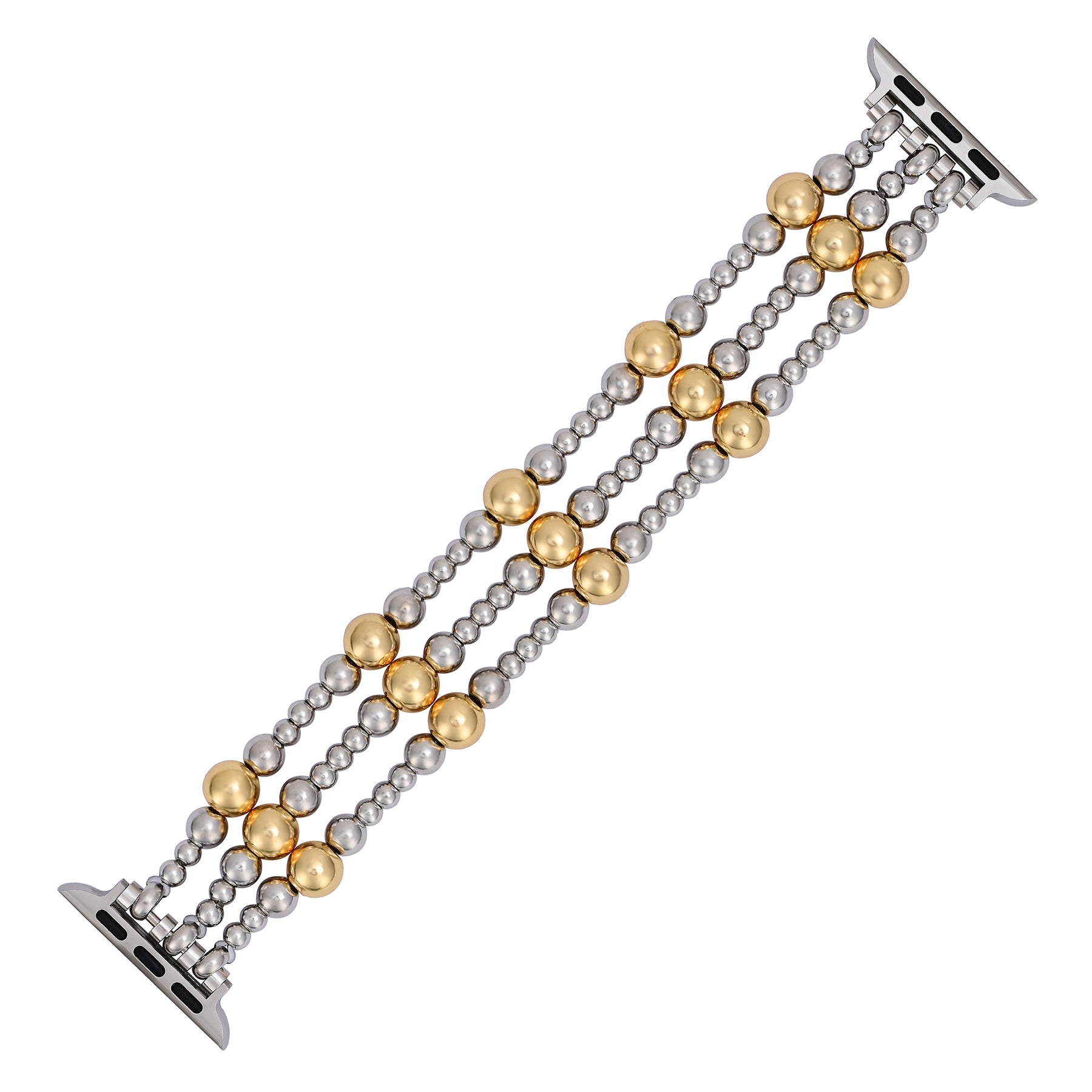 Pulseira Silver Ember Stretch para Apple Watch