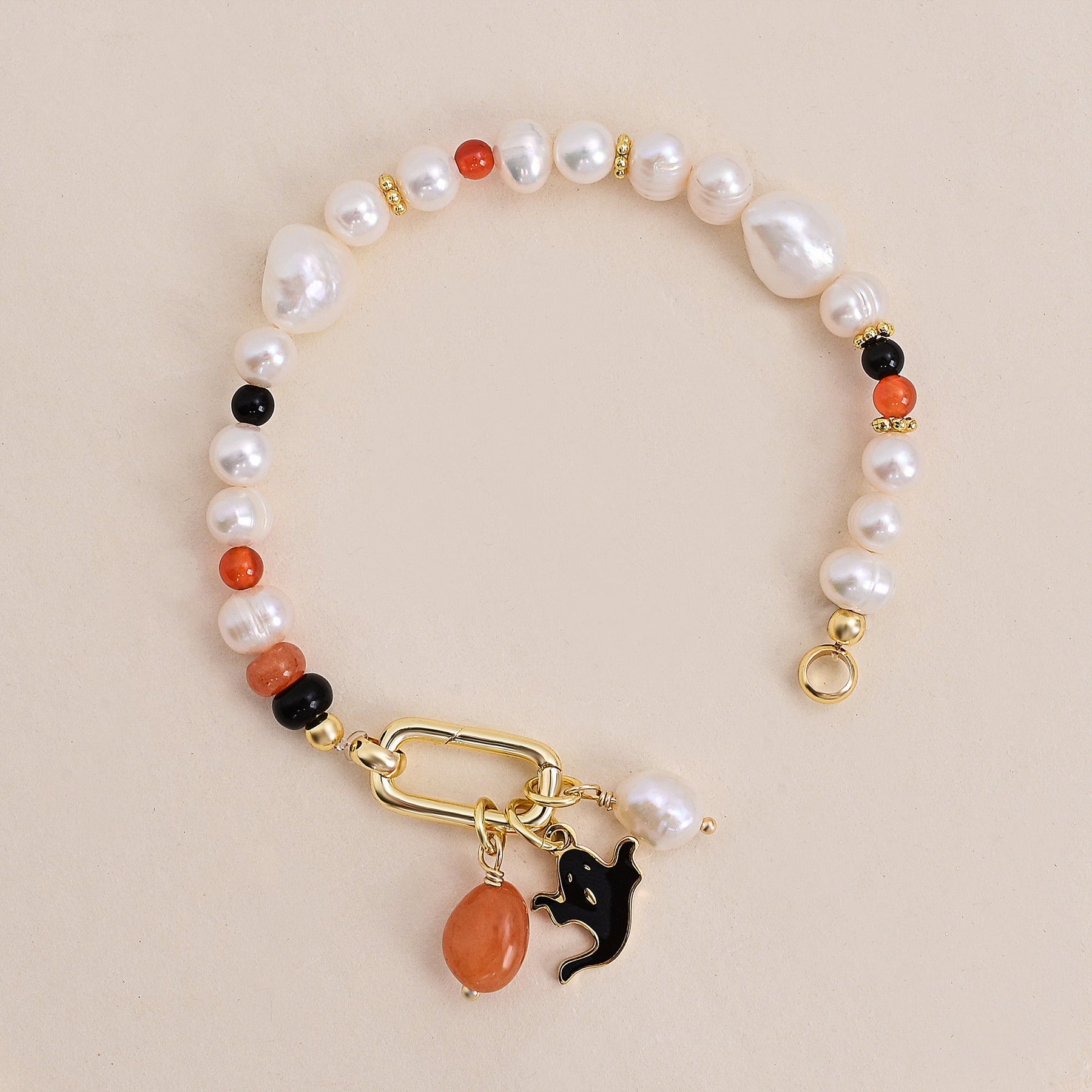Pulseira Pérola Brilho de Natal