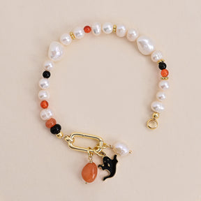 Pulseira Pérola Brilho de Natal