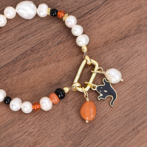 Pulseira Pérola Brilho de Natal