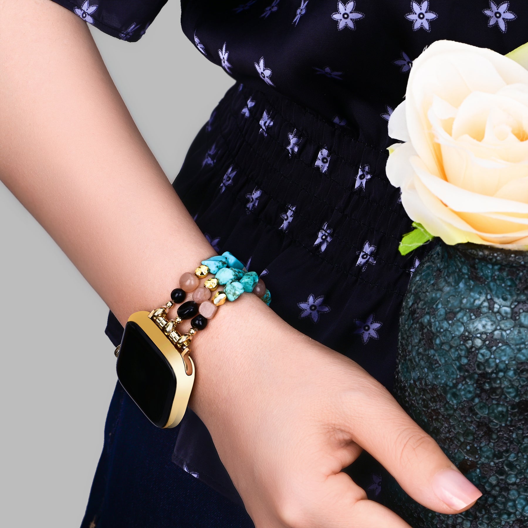 Pulseira Desert Oasis Stone Stretch Apple Watch