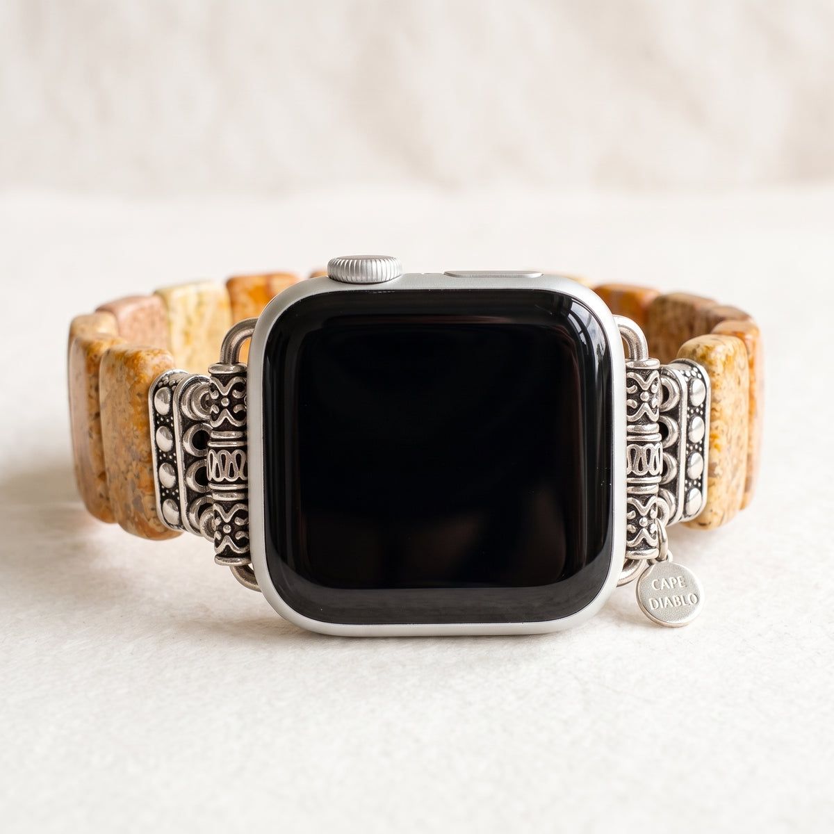 Bracelete elástica dourada Terra para Apple Watch