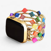 Pulseira Elástica Chakra Clover para Apple Watch