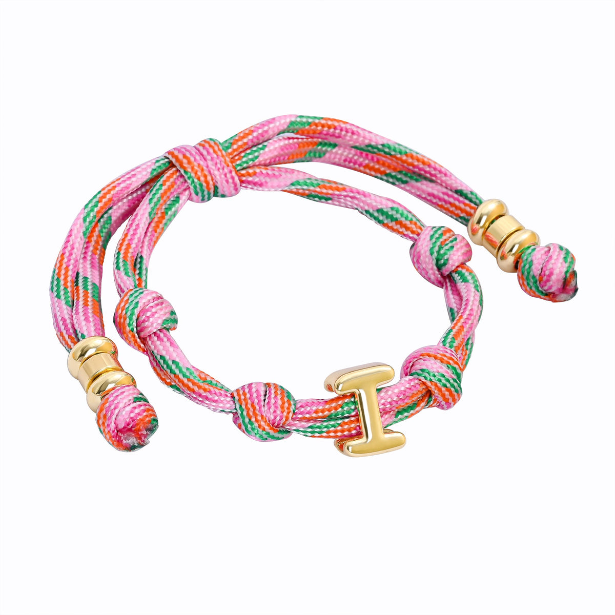 Pulseiras com Nó e Inicial Bracelets