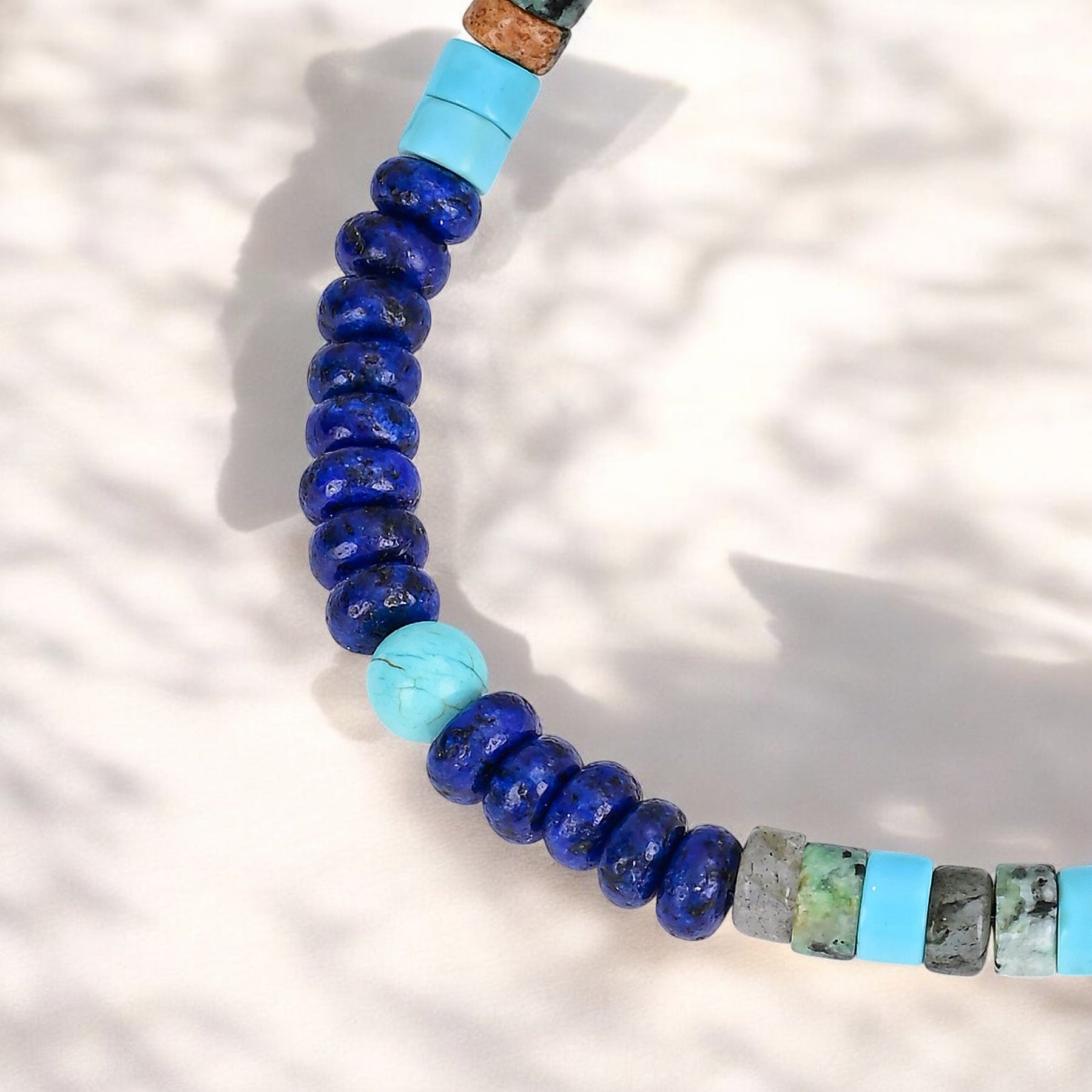 Pulseira Horizonte Azul Profundo para Homem