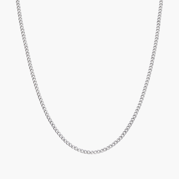 Corrente Cubana (Prateada) 4mm