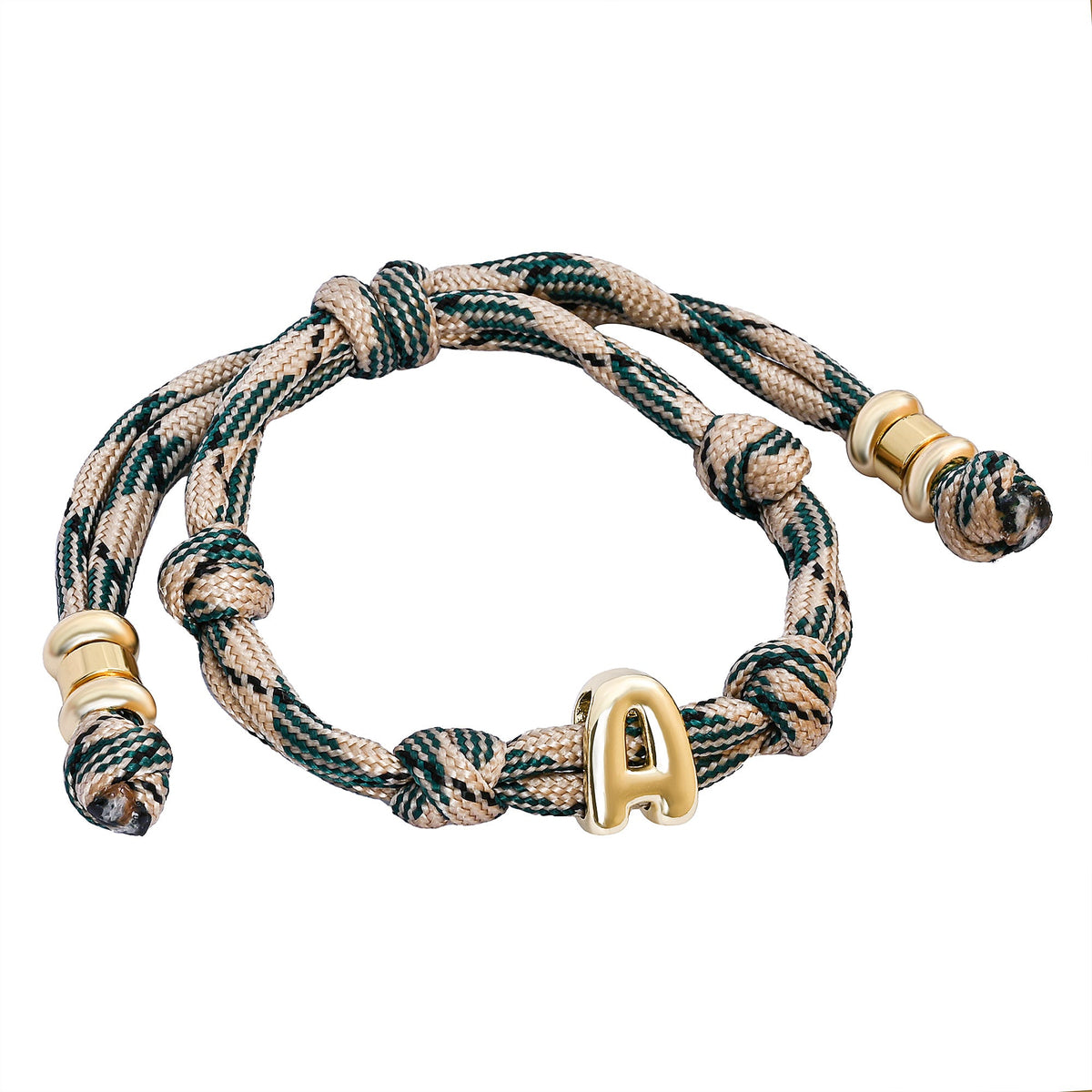 Pulseiras com Nó e Inicial Bracelets