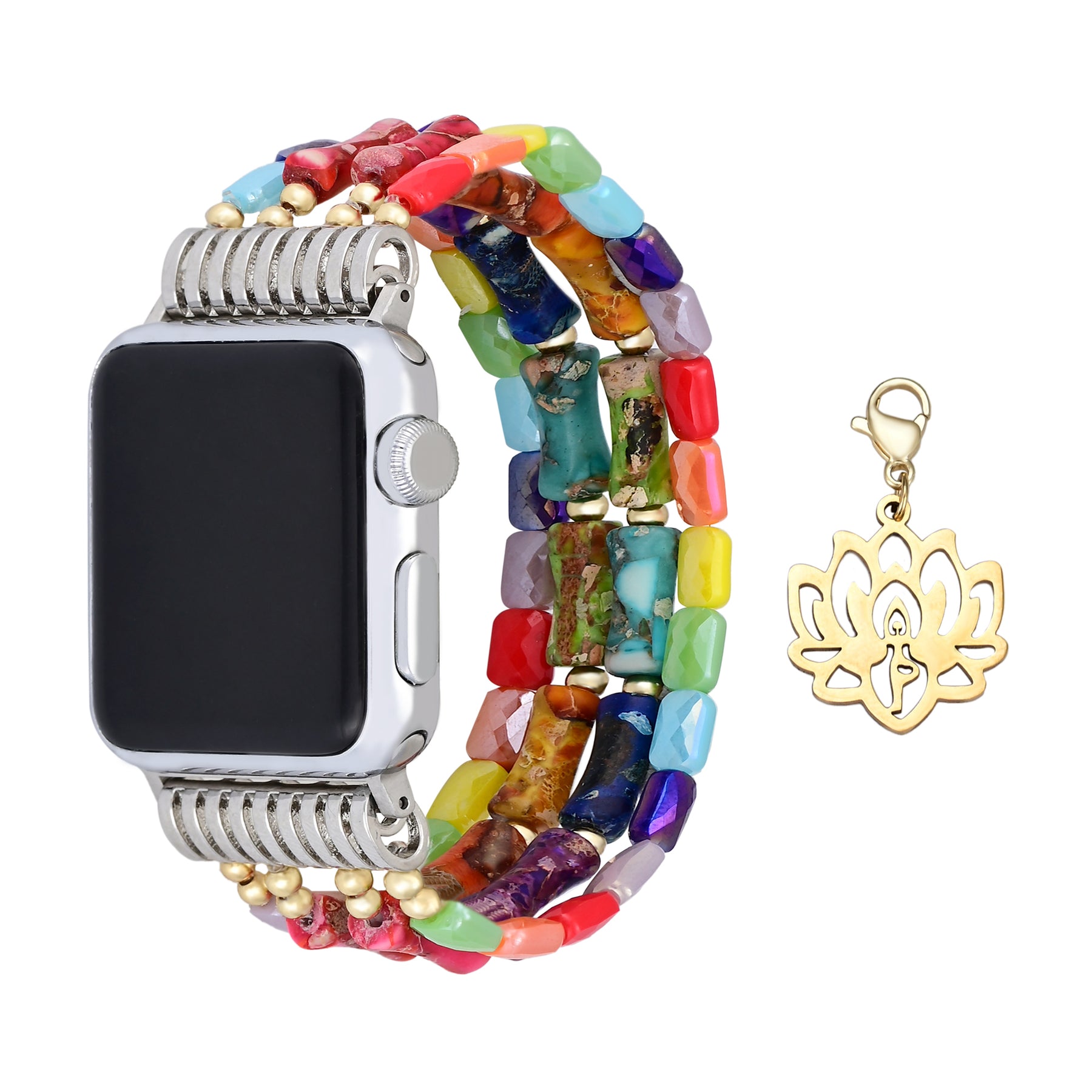 Pulseira elástica para Apple Watch Lotus Chakra