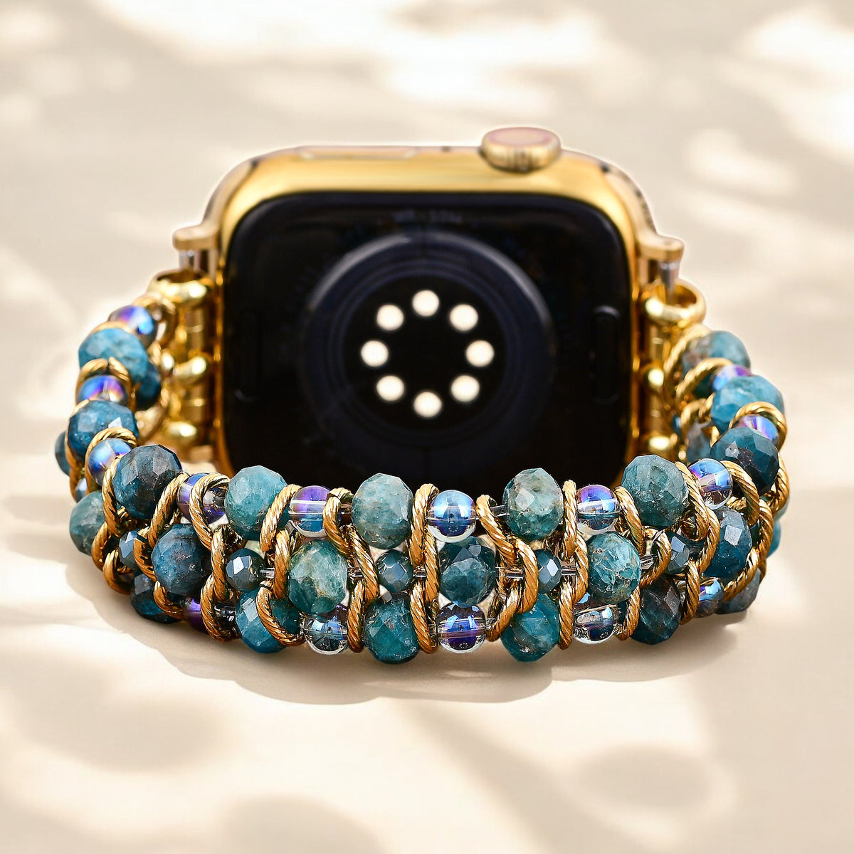 Pulseira Elástica Trançada Crystal Shores para Apple Watch
