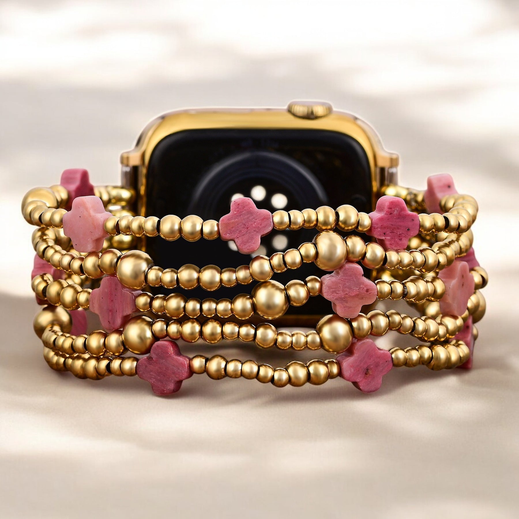 Pulseira Ruby Aura Cross Stretch para Apple Watch