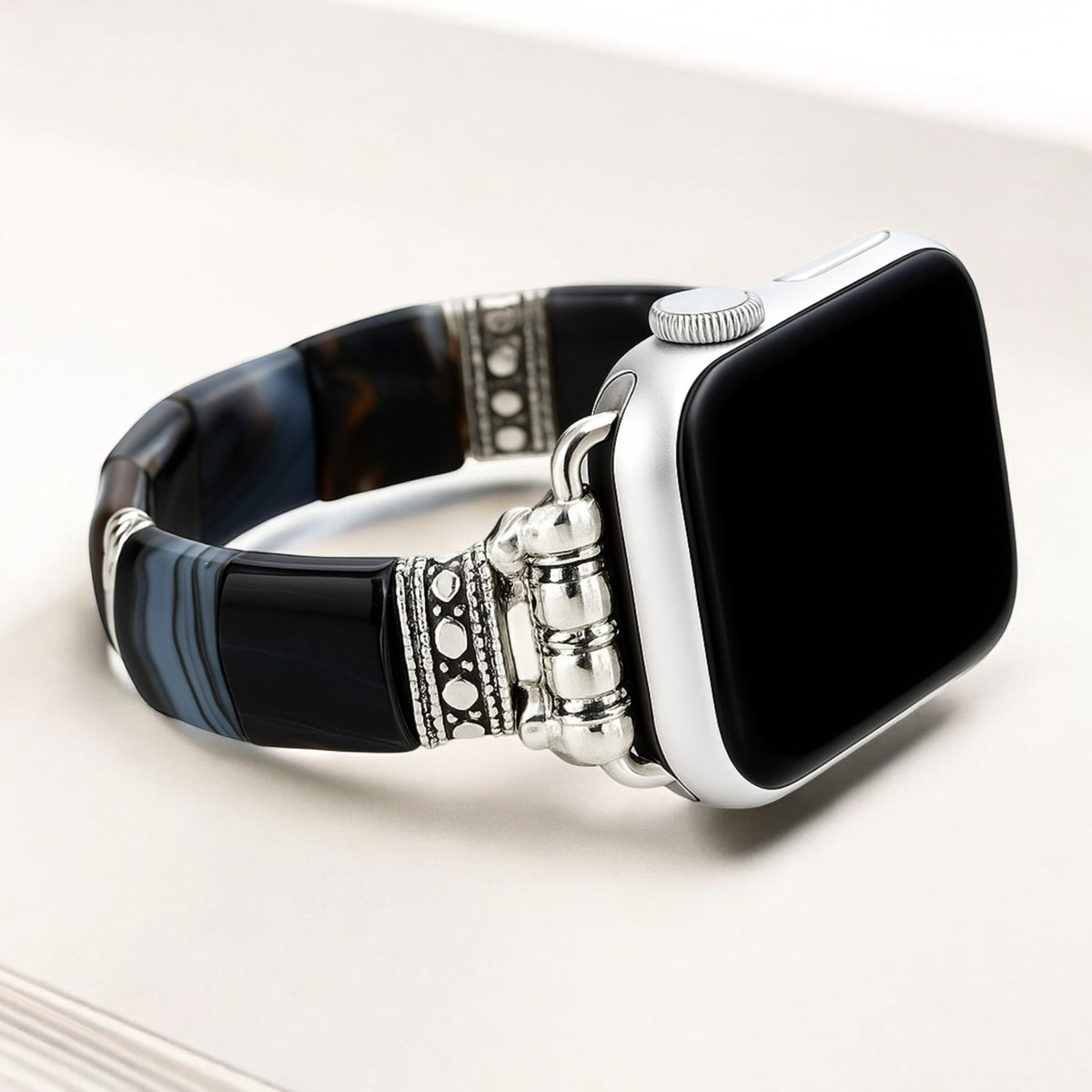 Pulseira Jade Glimmer Stretch para Apple Watch